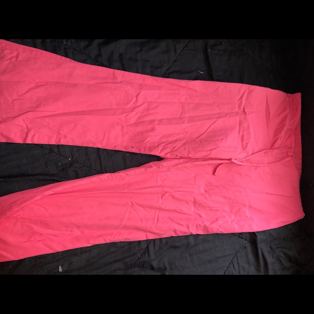 Pink scub pants